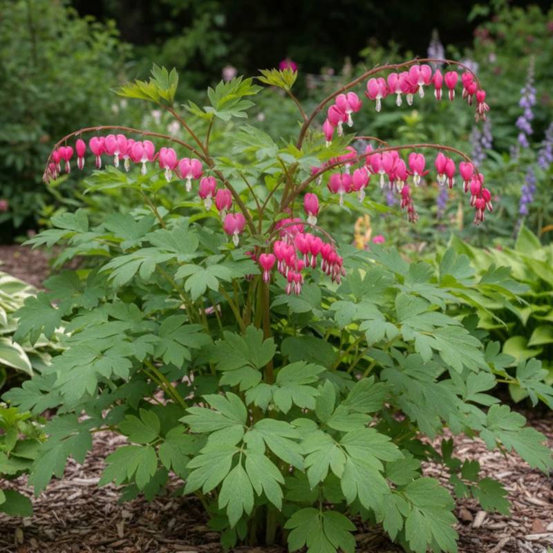Coeur de Marie, Dicentra à fleurs Rose/ - feuillage Semi-Persistant - Godet - 5/20 cm