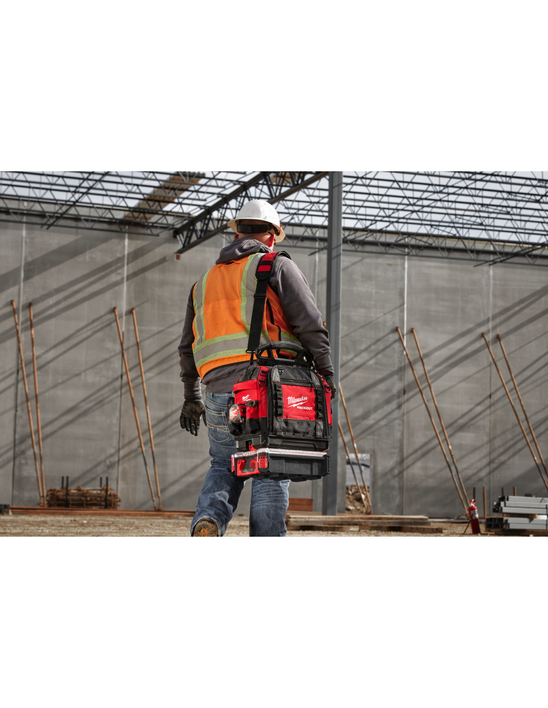 Sacoche fermée Packout, sac à outils fourre-tout Pro - 38 cm - MILWAUKEE - 4932493623 - Image 5