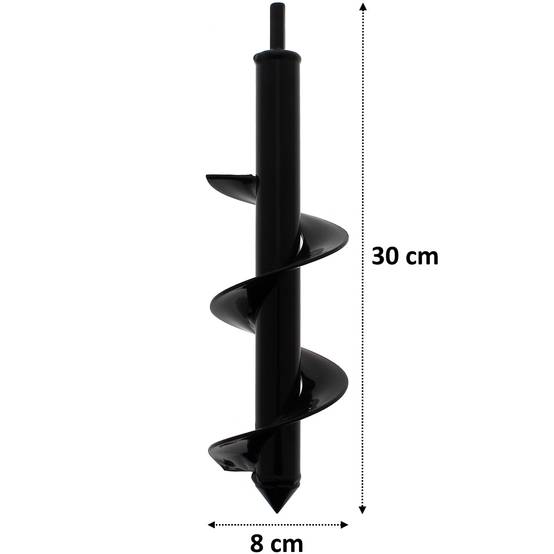 Gt Market - Forêt tarière Ø 8 cm pour perceuse et visseuse - Longueur 30 cm - GT MARKET - Image 2