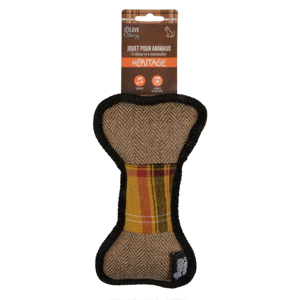 Love Story - Jouet pour Chien Sonore "Héritage" 35cm Noisette - Image 4