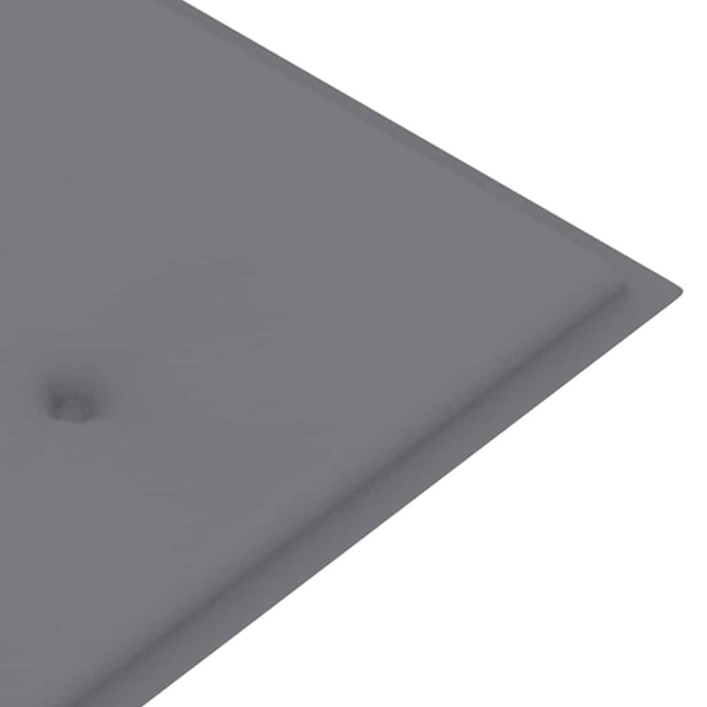 PANGIVO - Banc de jardin bois de teck naturel et gris 150 x 51.5 x 84 cm - PANGIVO - Image 7