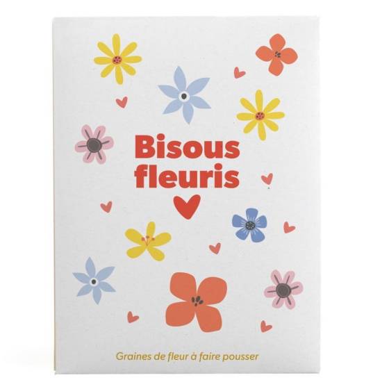 Radis et Capucine - Radis et Capucine - Sachet message - Bisous fleuris - Image 1