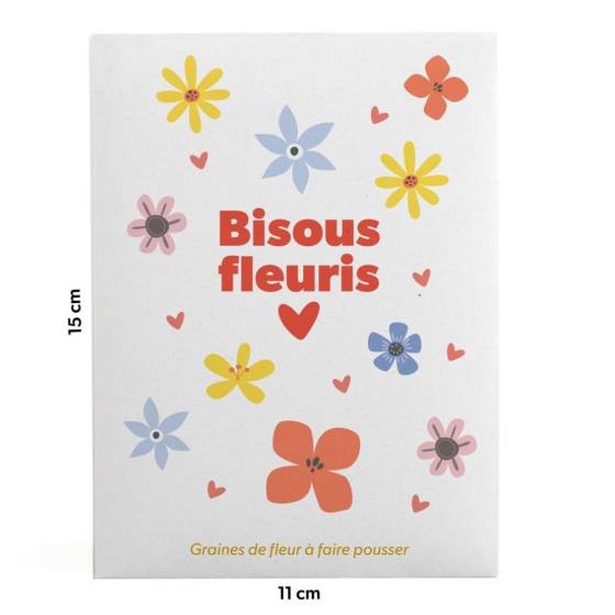 Radis et Capucine - Radis et Capucine - Sachet message - Bisous fleuris - Image 2