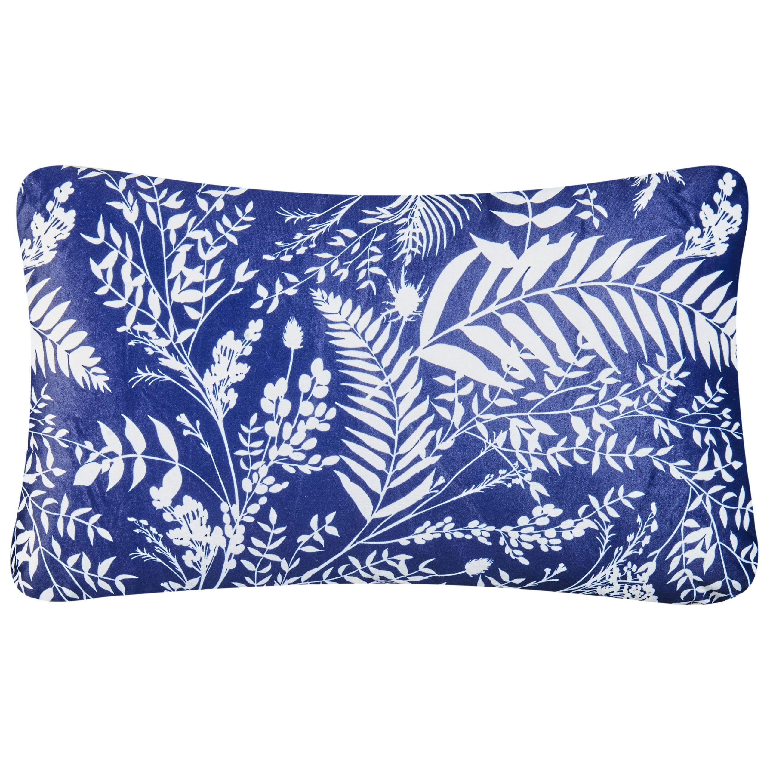 Beliani - Coussin d'extérieur Polyester Bleu GLIMMER - 30x50x12- Beliani - Image 4