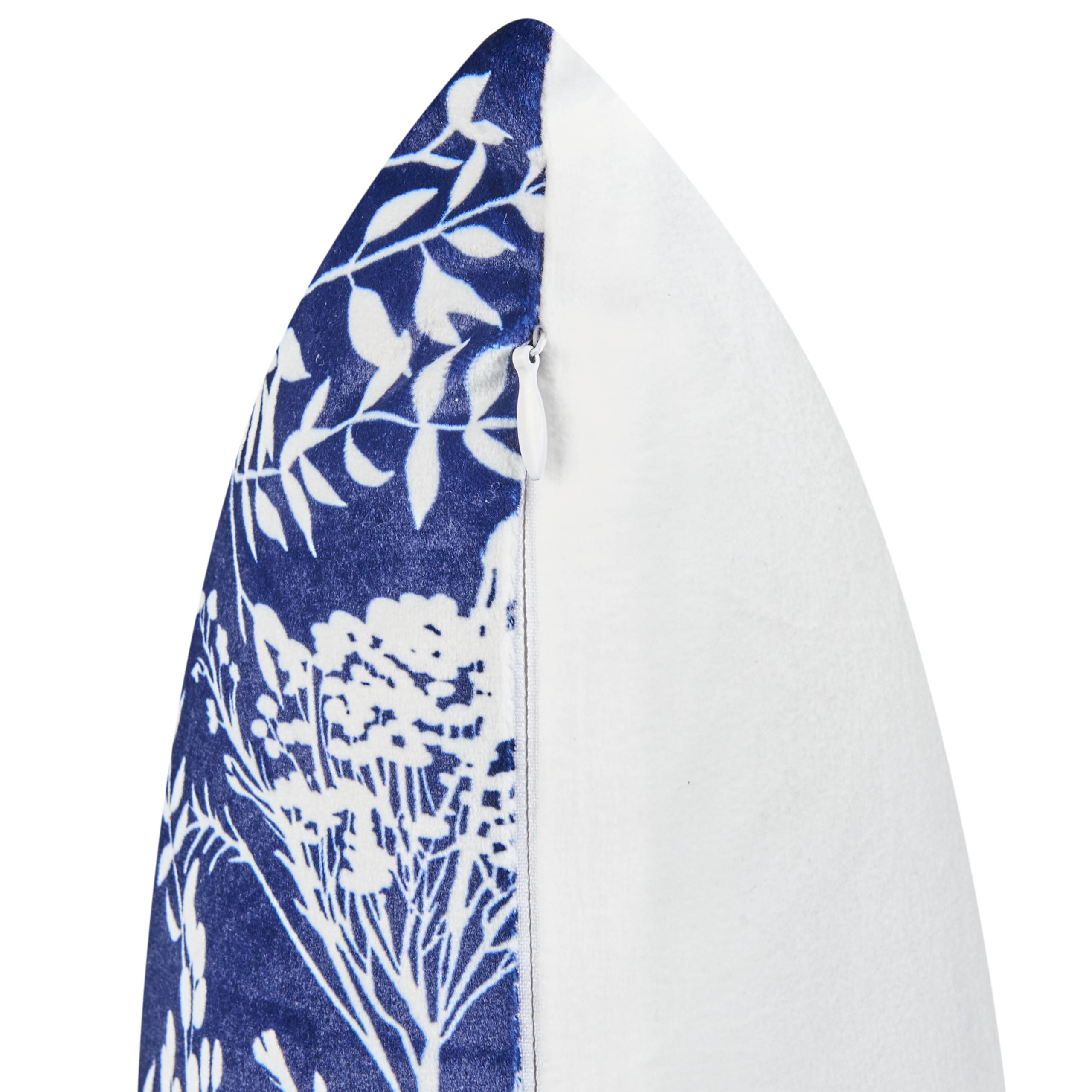 Beliani - Coussin d'extérieur Polyester Bleu GLIMMER - 30x50x12- Beliani - Image 6