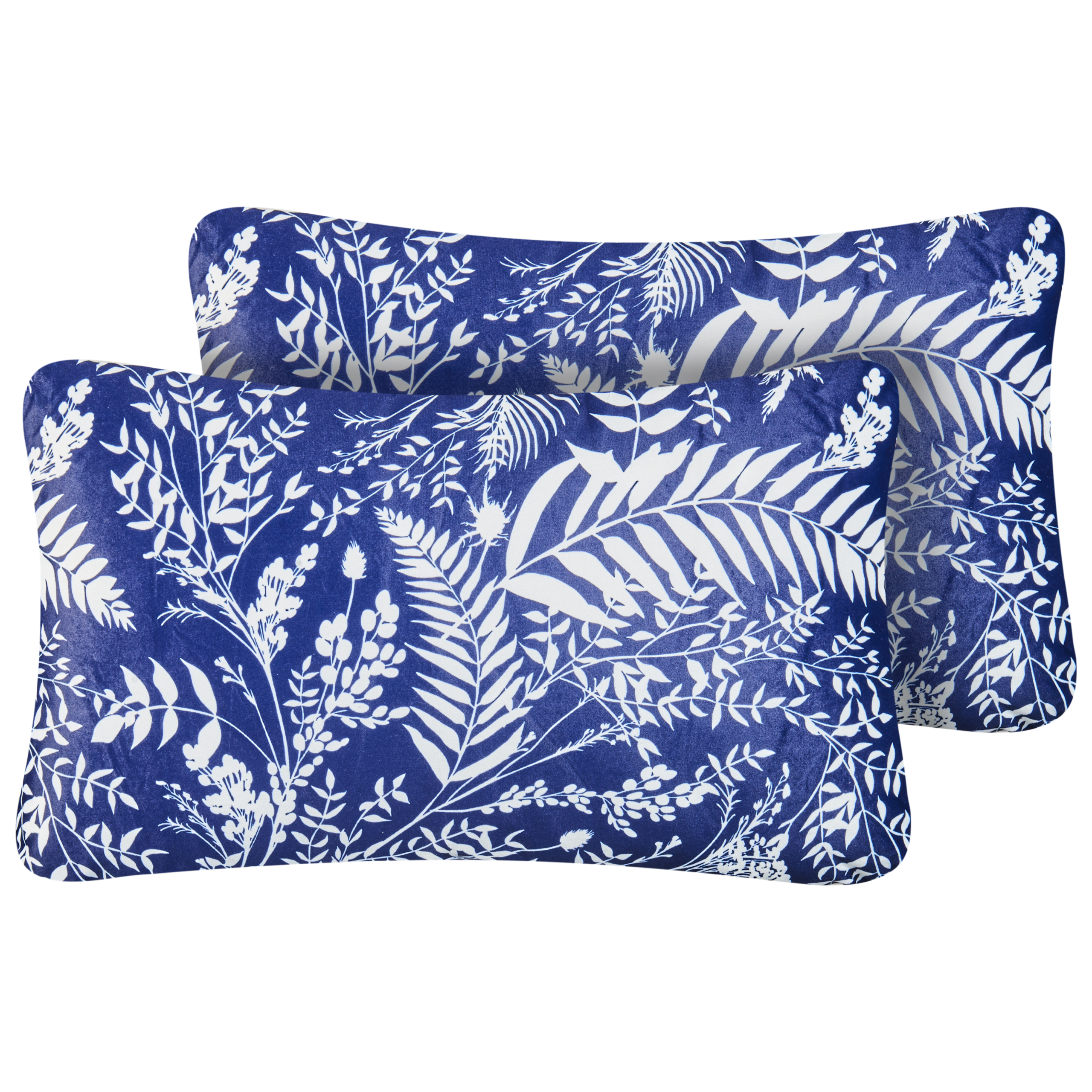 Beliani - Coussin d'extérieur Polyester Bleu GLIMMER - 30x50x12- Beliani - Image 2