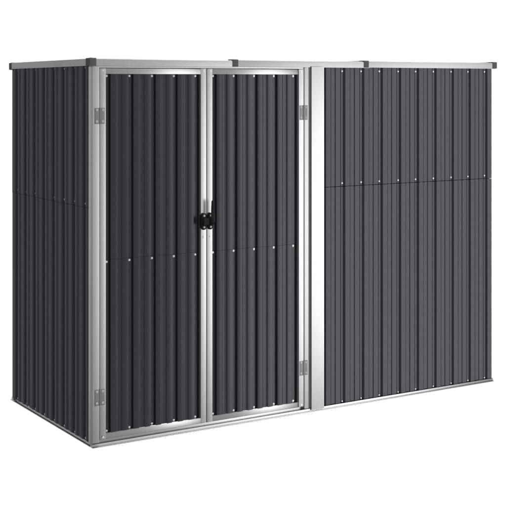 Maison Chic - Abri à outils 2m² - Cabane à outils - Abri de jardin anthracite 225x89x161cm acier galvanisé MAISON CHIC - Image 1