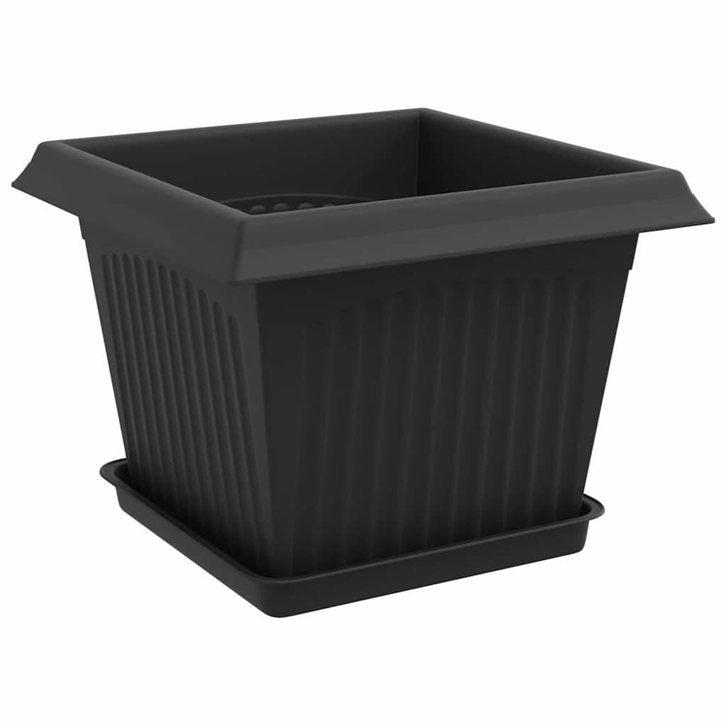 Vidaxl - Pots de plantes 24 pc Noir Plastique vidaXL 3403313 - Image 6