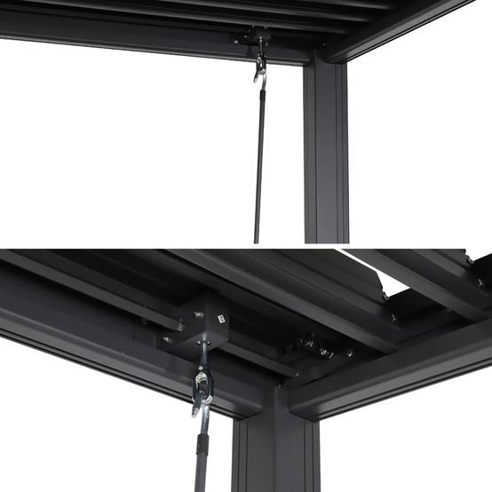 Pergola bioclimatique 3X4 m Isis - Gecko Jardin - Image 5