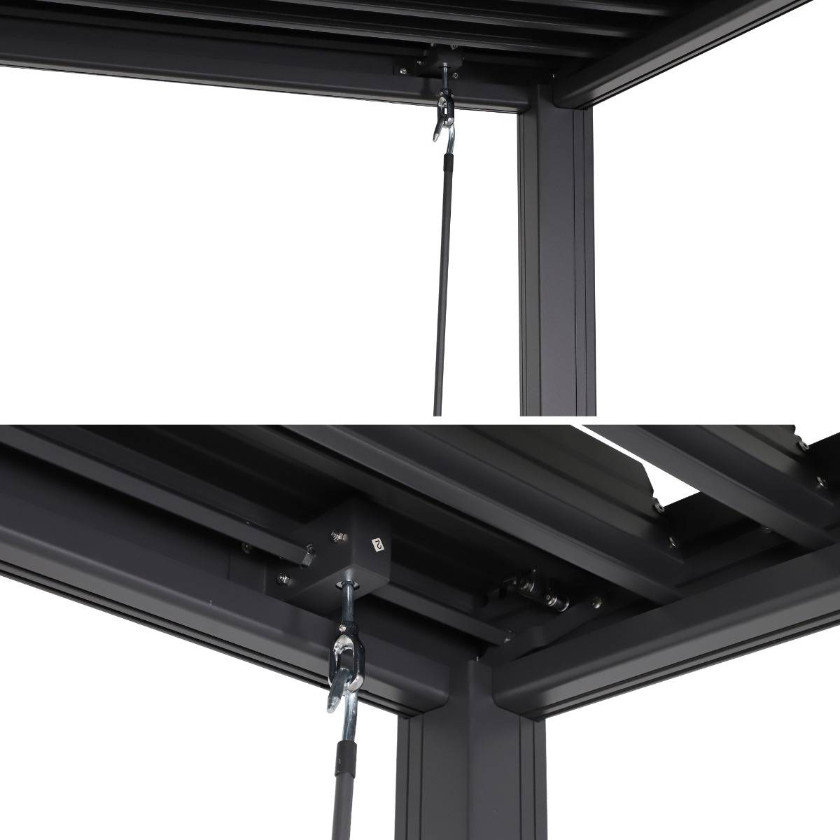 Pergola bioclimatique 3X4 m Isis - Gecko Jardin - Image 5