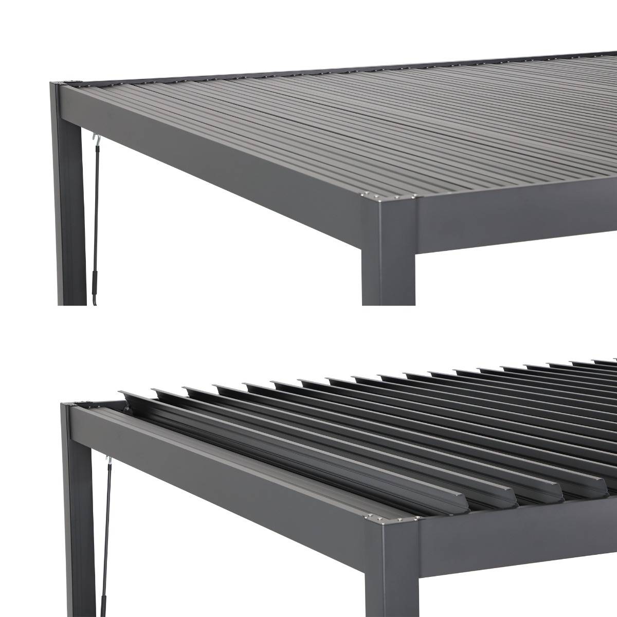 Pergola bioclimatique 3X4 m Isis - Gecko Jardin - Image 7