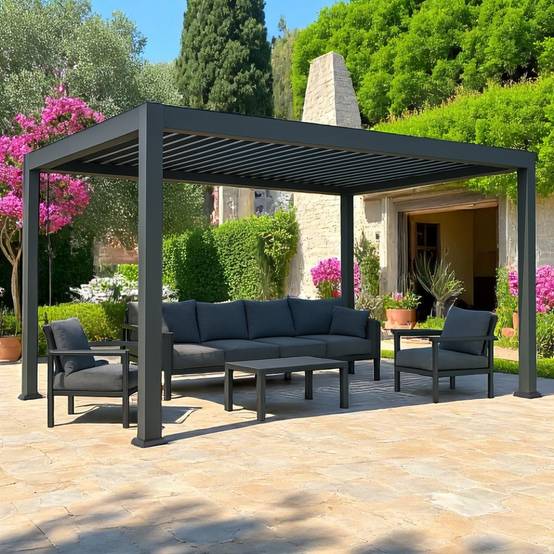 Pergola bioclimatique 3X4 m Isis - Gecko Jardin - Image 10