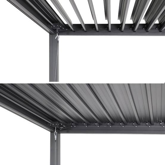 Pergola bioclimatique 3X4 m Isis - Gecko Jardin - Image 6