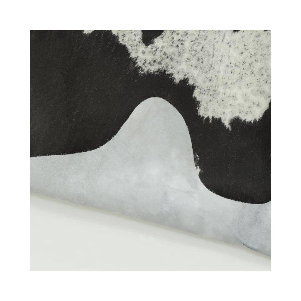 Aubry Gaspard - Véritable peau de vache naturelle marron et blanche - Image 3