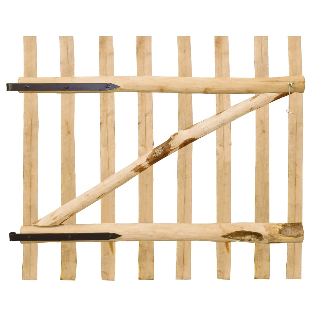 Vidaxl - Portillon simple de clôture Bois de noisetier 100x90 cm - vidaXL - Image 1