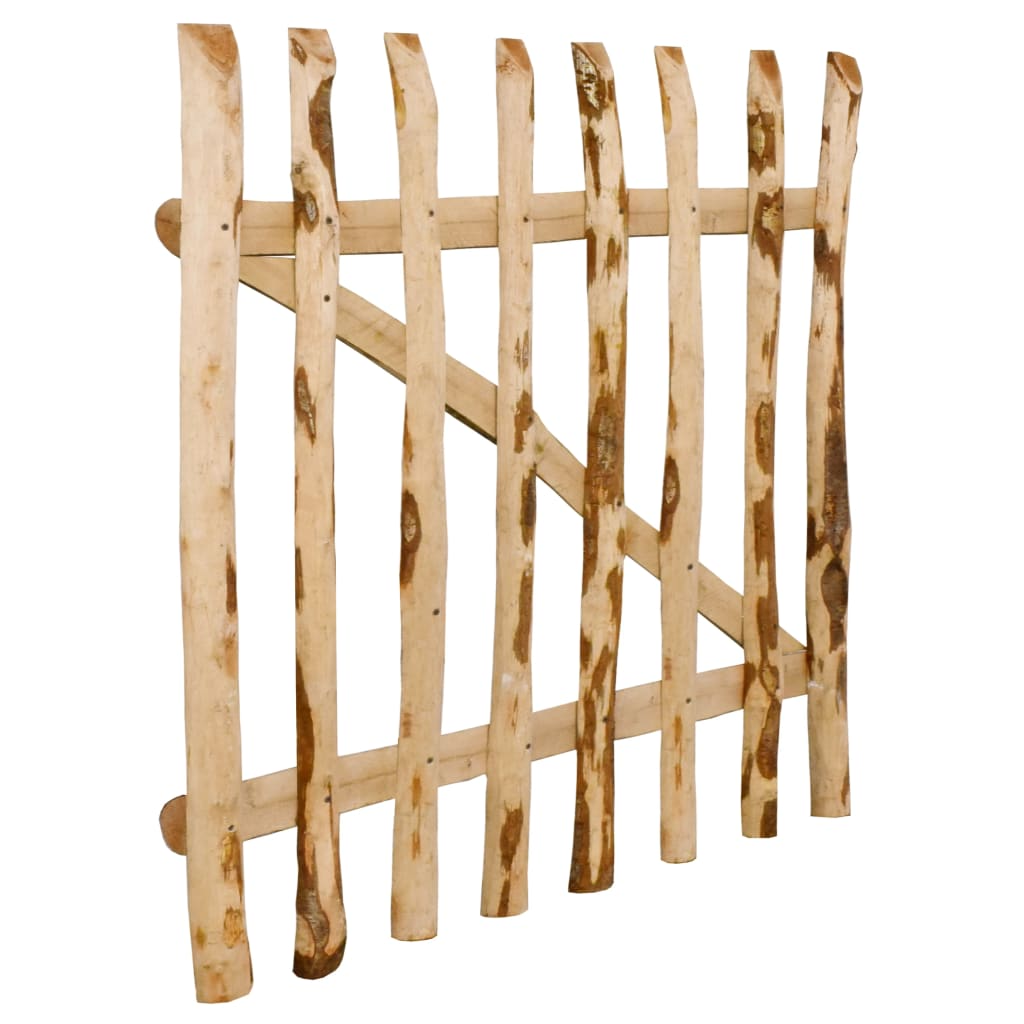 Vidaxl - Portillon simple de clôture Bois de noisetier 100x90 cm - vidaXL - Image 3