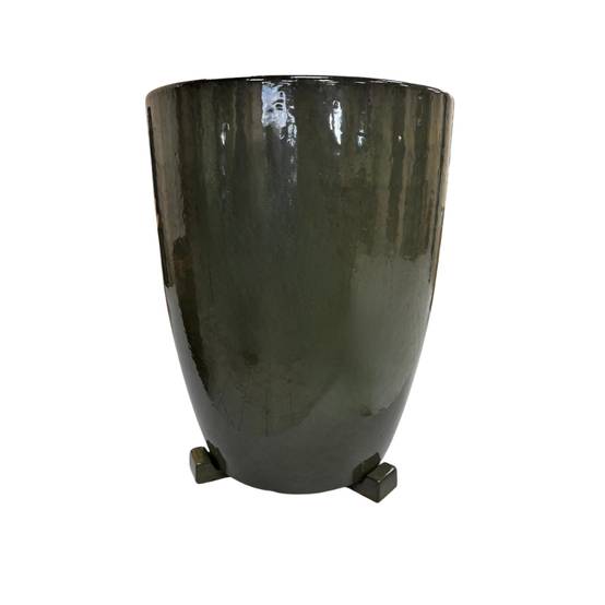 Pied de pot 6cm vert crème - Image 3