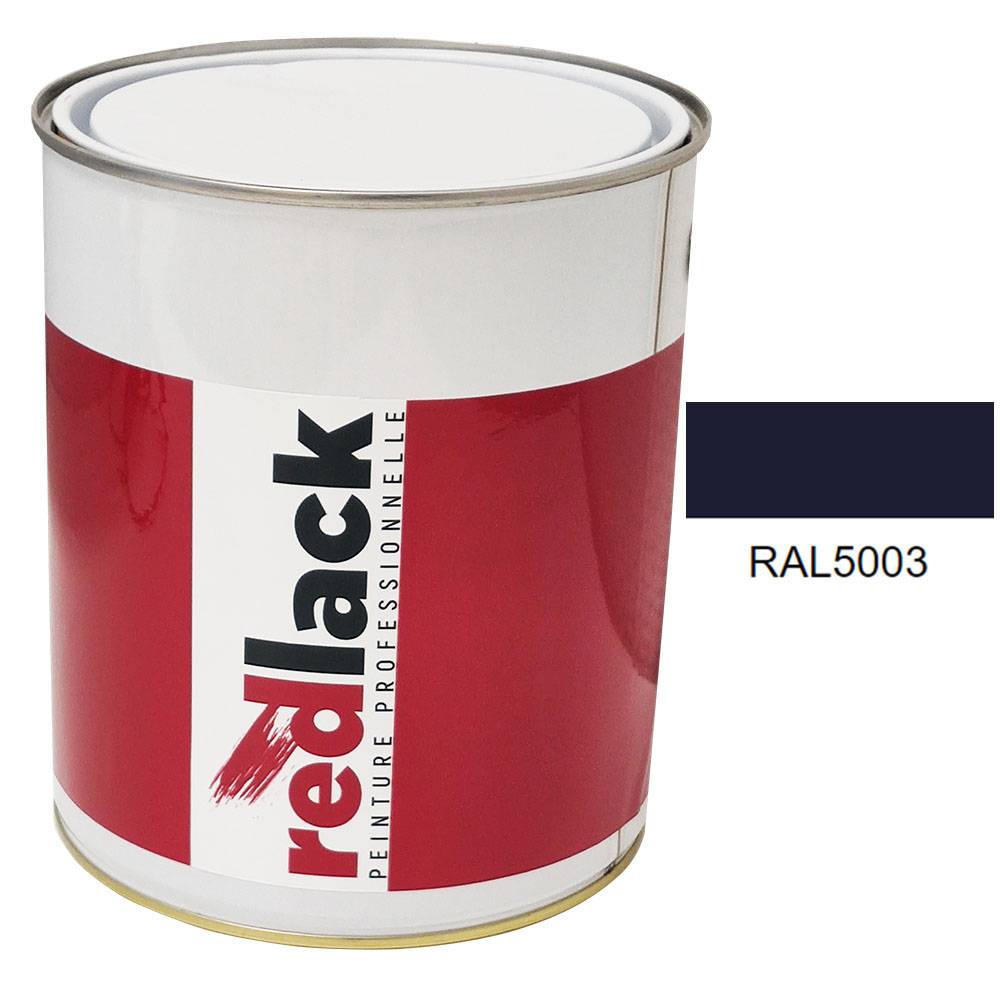 Peinture Bleu saphir RAL 5003 Brillant multisupport 3L Redlack - Image 1