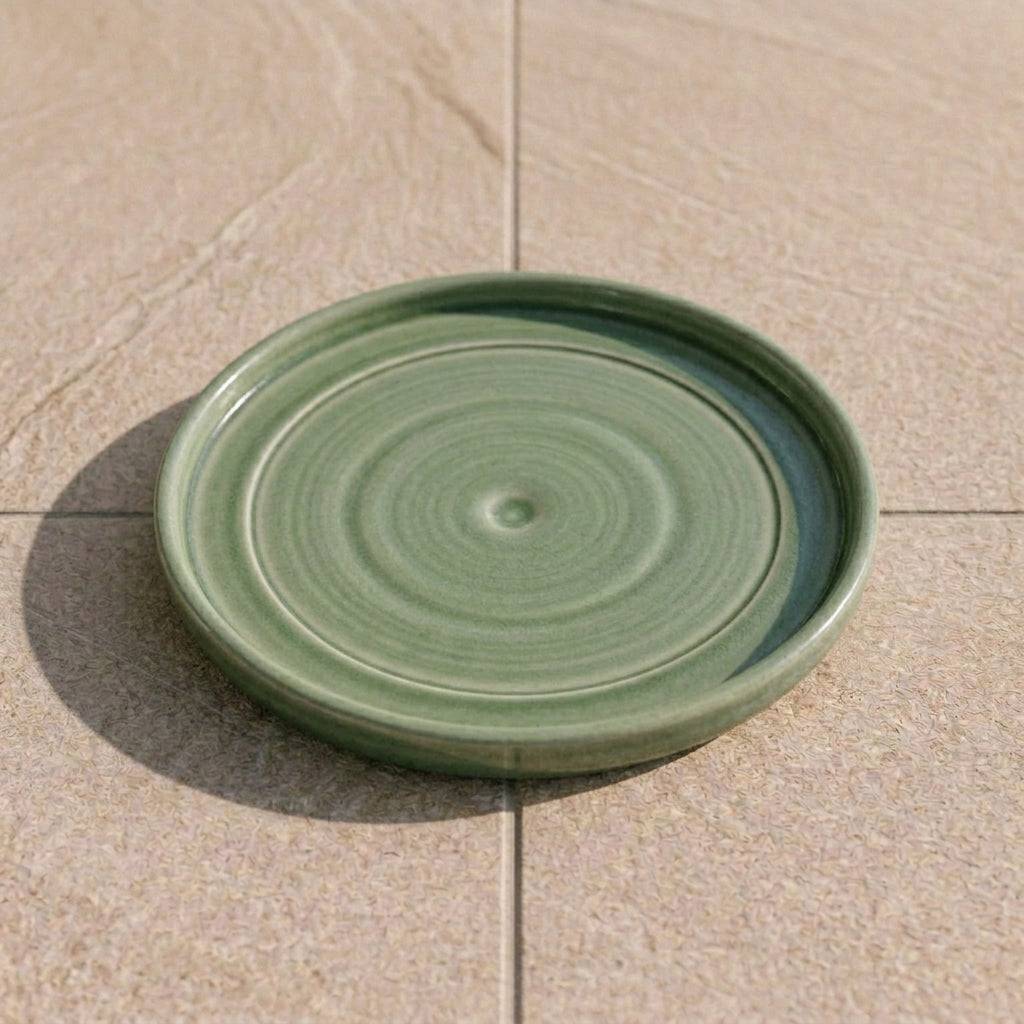 Provencelia - Soucoupe 41cm vert de gris - Image 2
