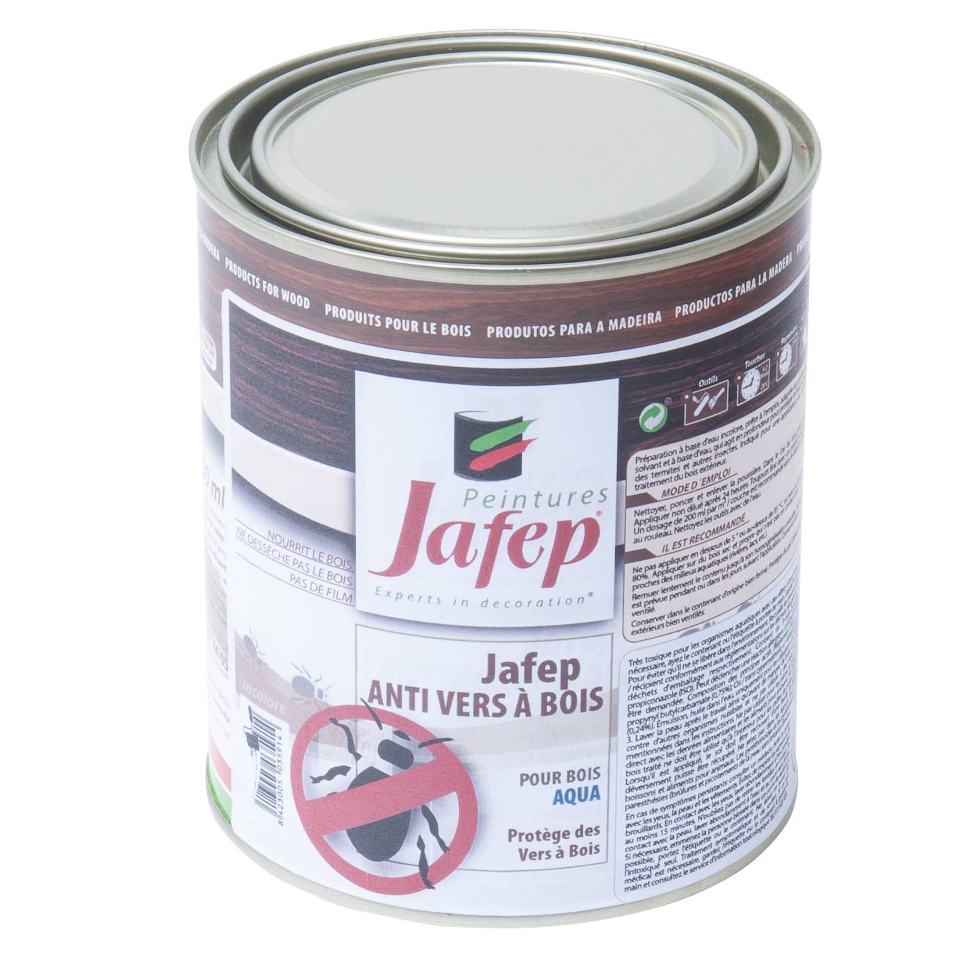 Traitement insecticide du bois Jafep 750ml - Image 1