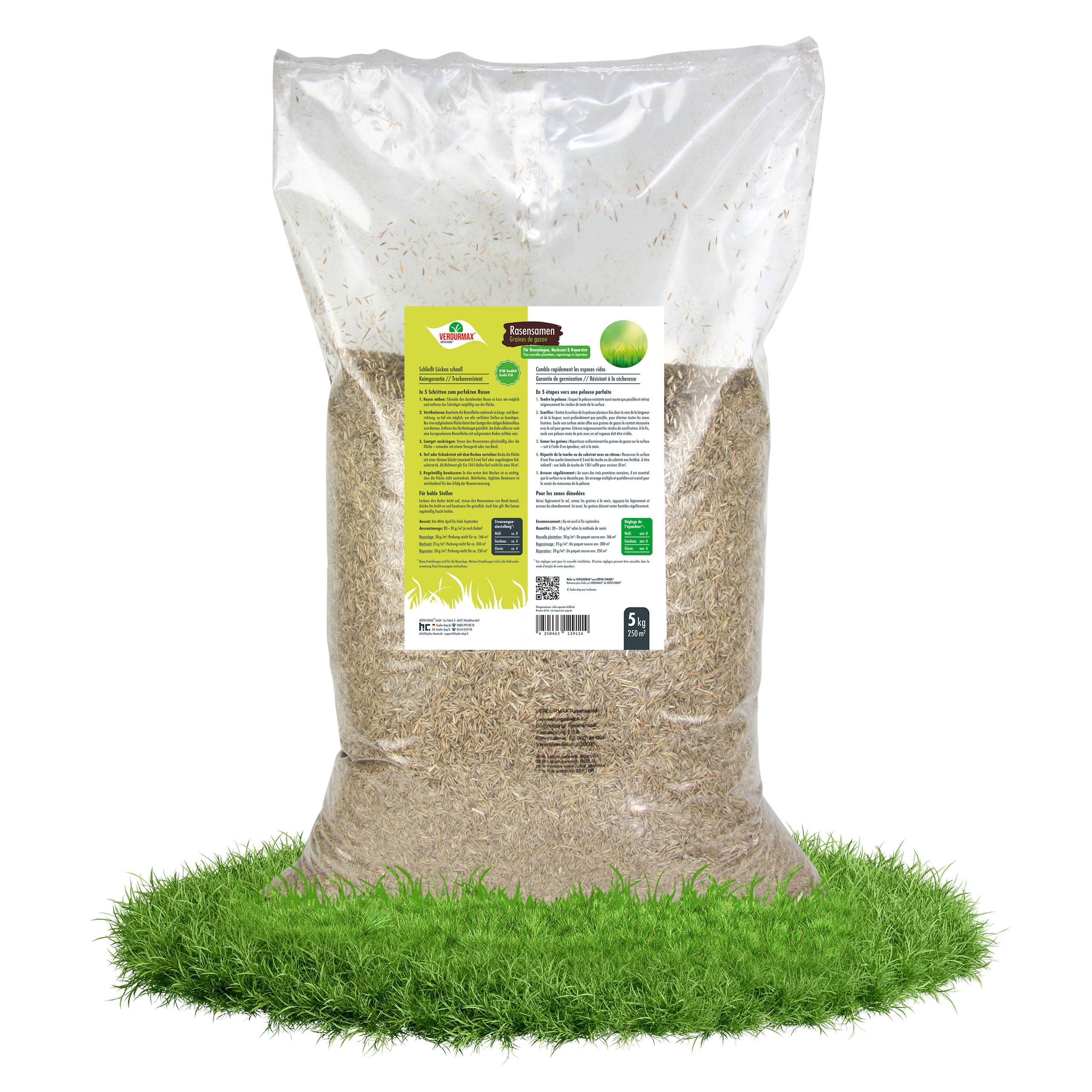 5 kg VERDURMAX® Semences de gazon x 1 - Image 1