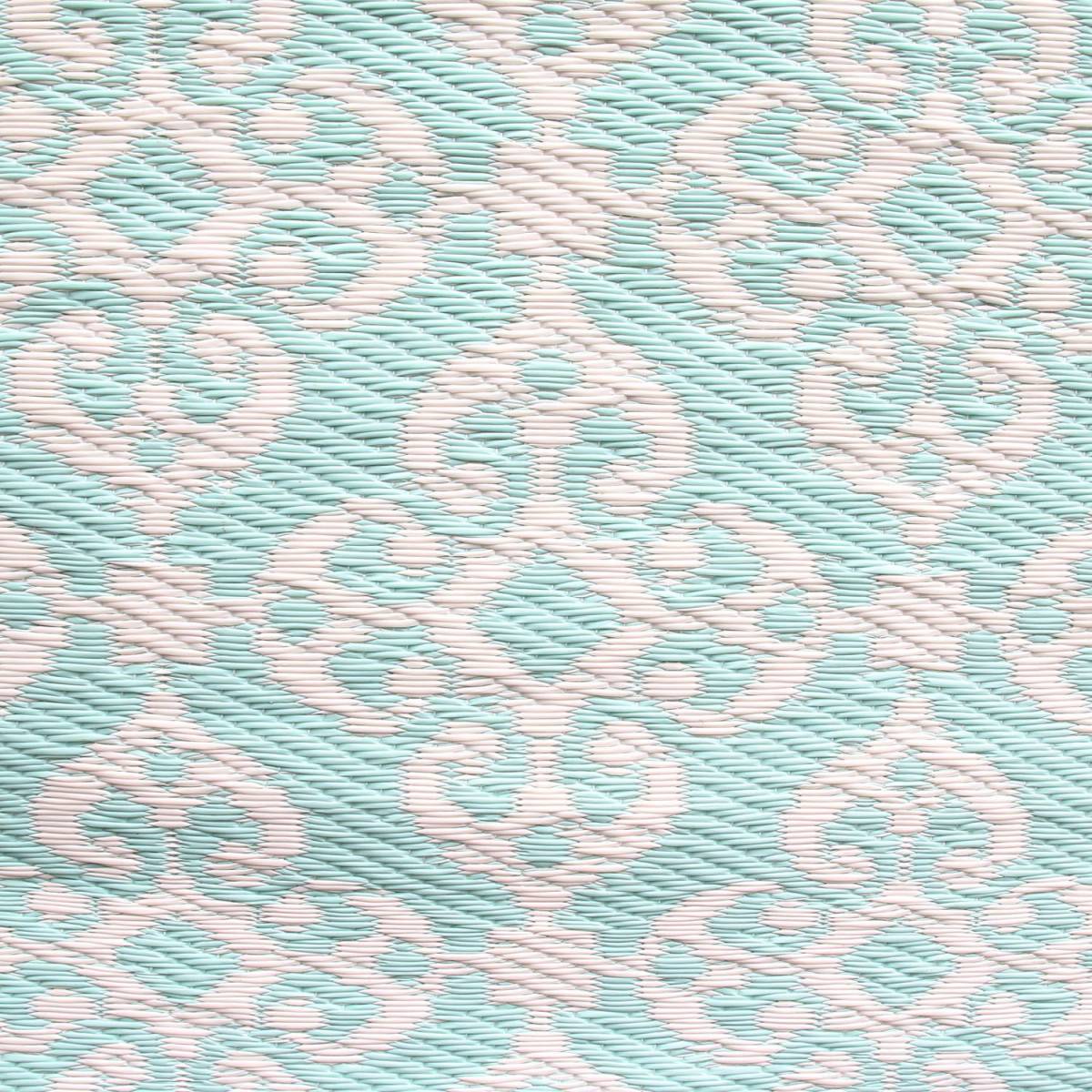 The Home Deco Factory - Tapis Déco Imprimé "Harrison" 120x180cm Turquoise - Image 3
