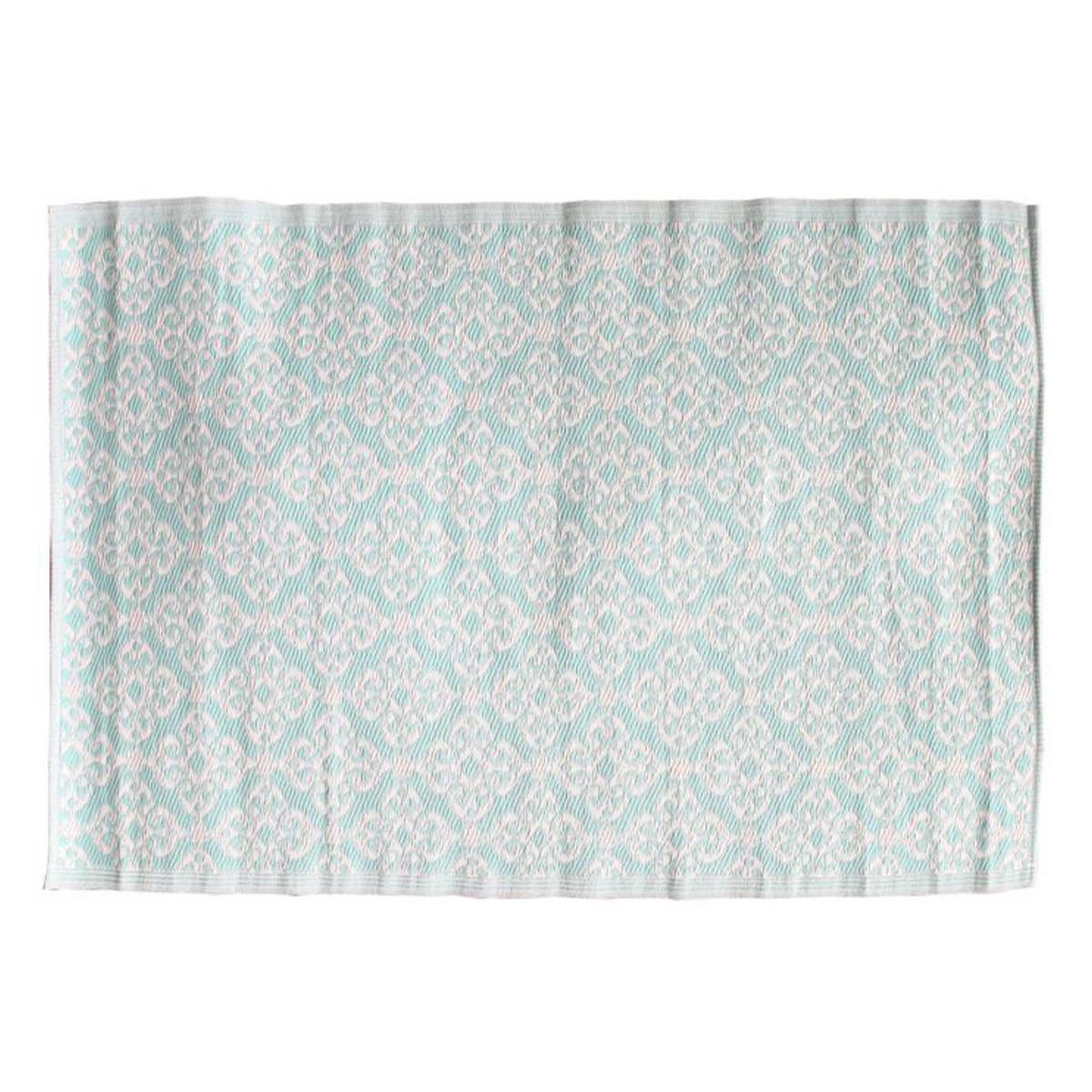 The Home Deco Factory - Tapis Déco Imprimé "Harrison" 120x180cm Turquoise - Image 1