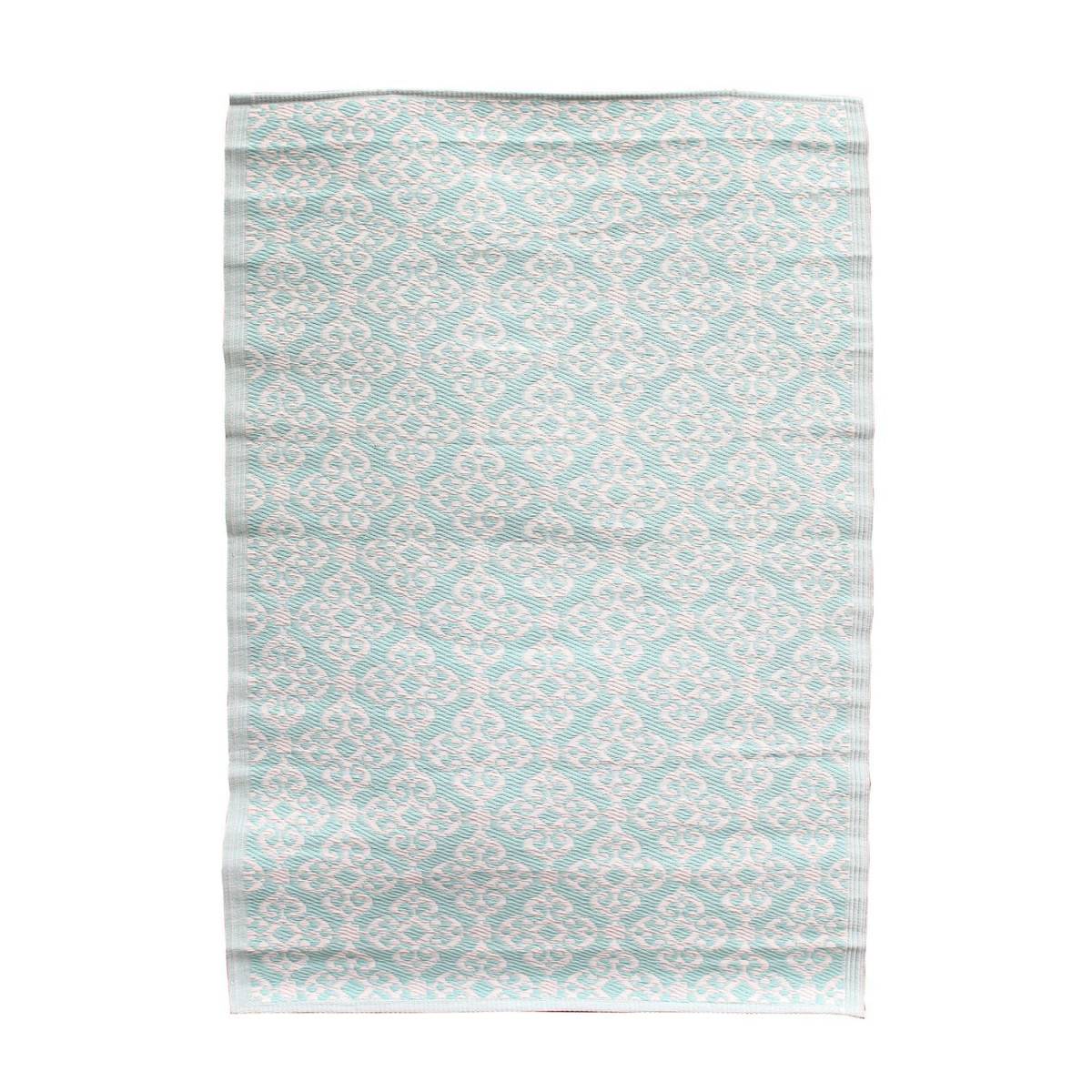 The Home Deco Factory - Tapis Déco Imprimé "Harrison" 120x180cm Turquoise - Image 2