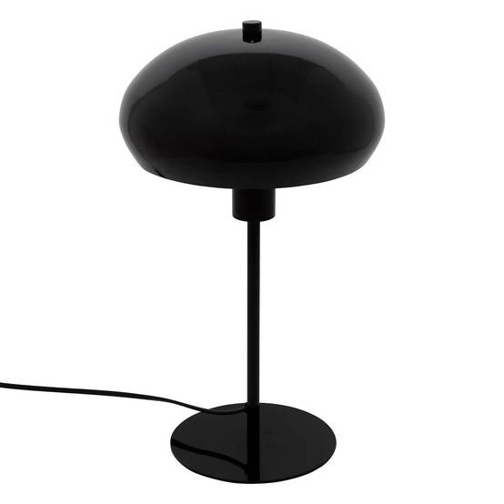 Lampe à Poser Champignon "Savio" 38cm Noir - Image 1