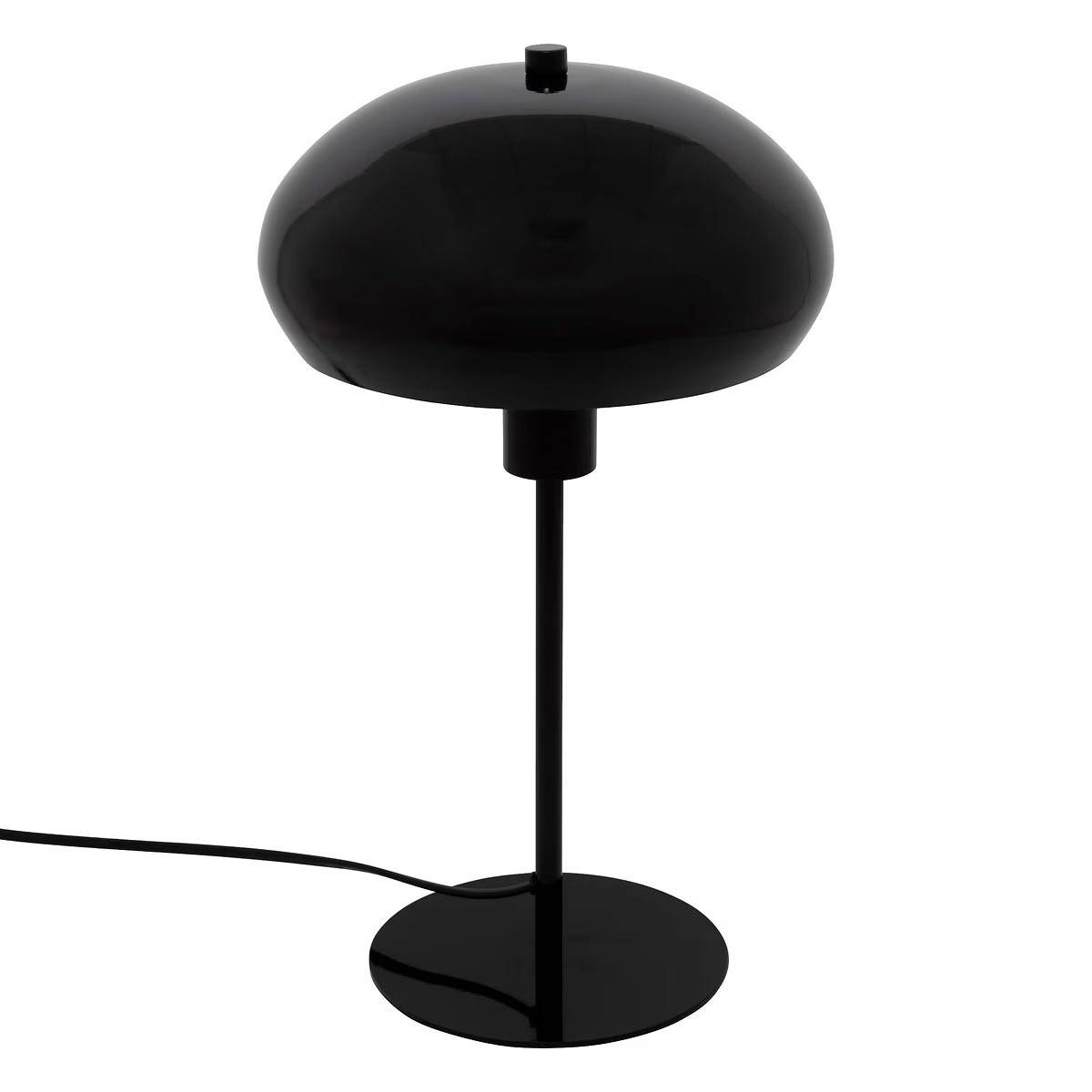 Lampe à Poser Champignon "Savio" 38cm Noir - Image 1