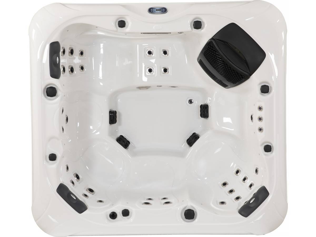 Habitat Et Jardin - Spa Led "bora-bora" - 6 Places - Cuve Blanche - Système Balboa -  Enceintes Bluetooth Intégrées -habitat Et Jardin - Image 4