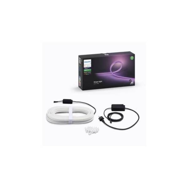 Philips - Ruban lumineux connecté Philips Hue White Outdoor Lightstrip - 5 m pour éclairage extérieur - Image 2