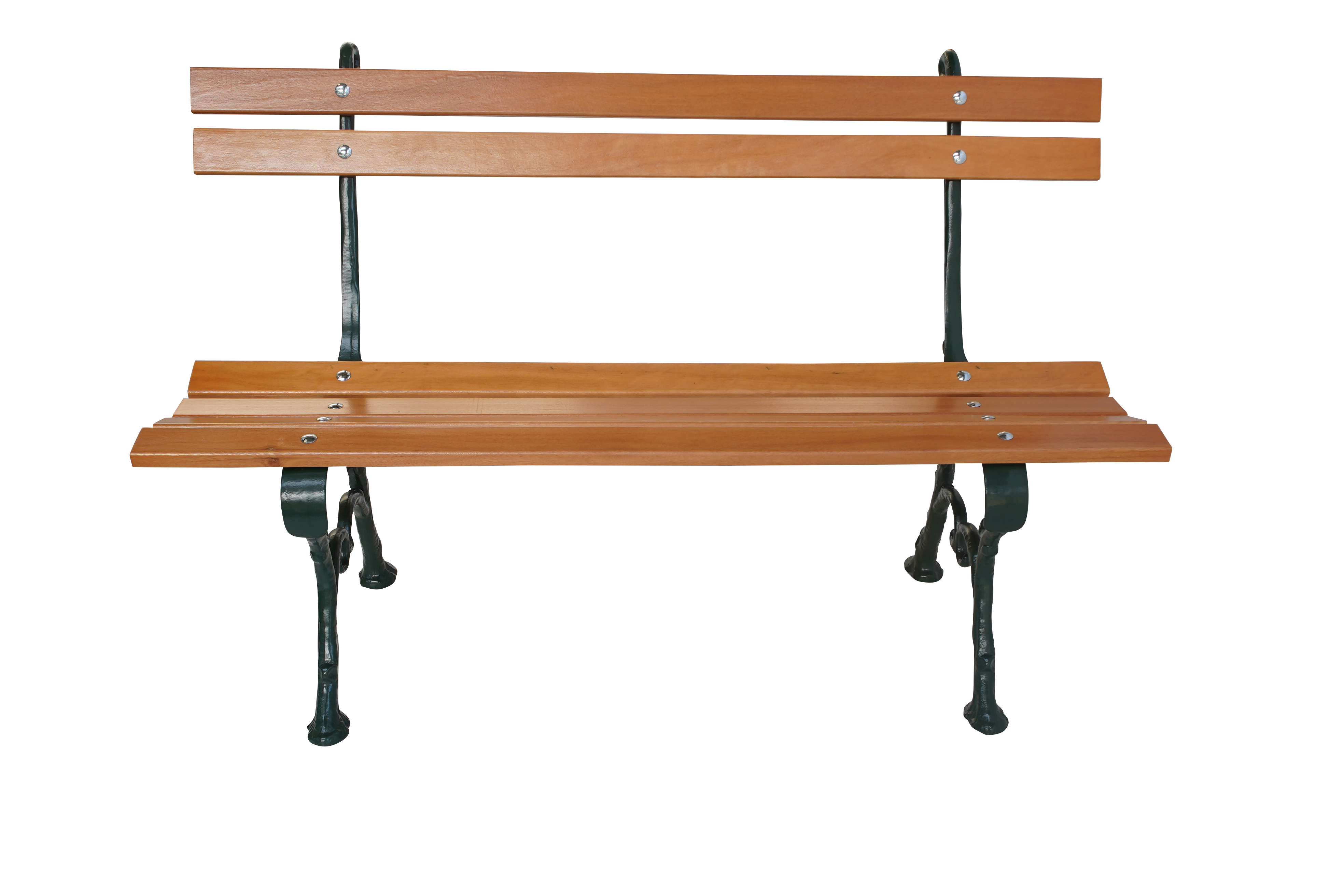Banc de jardin Bretagne vert 6009 Dommartin H. 80cm X L. 130cm - Image 1