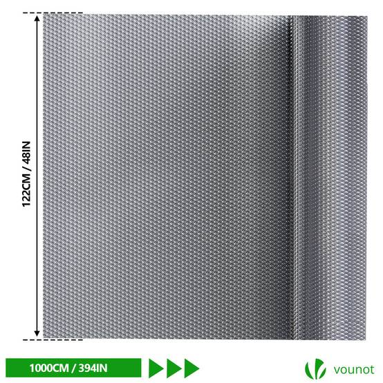 Isolant thermique a bulle double couche aluminium radiateur reflecteur 1.22x10m - Image 4