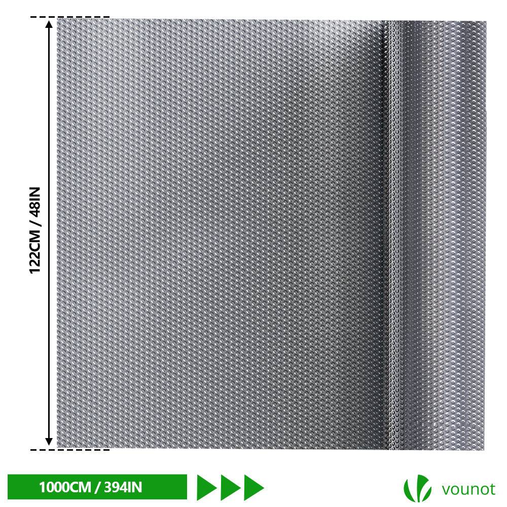 Isolant thermique a bulle double couche aluminium radiateur reflecteur 1.22x10m - Image 4