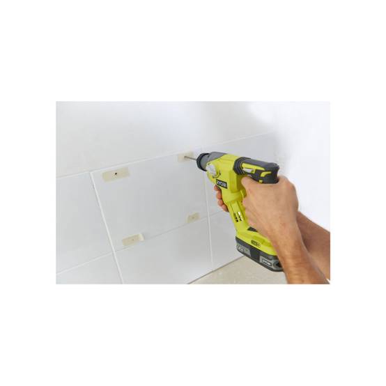Ryobi - Marteau perforateur RYOBI 18V One+ - 1 batterie LithiumPlus 2.5Ah - 1 chargeur rapide R18SDS-125S - Image 4