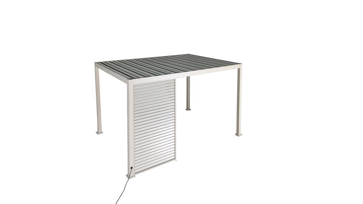 Hesperide - Persienne pour pergola Evora 4x3m argile Hespéride - Image 1