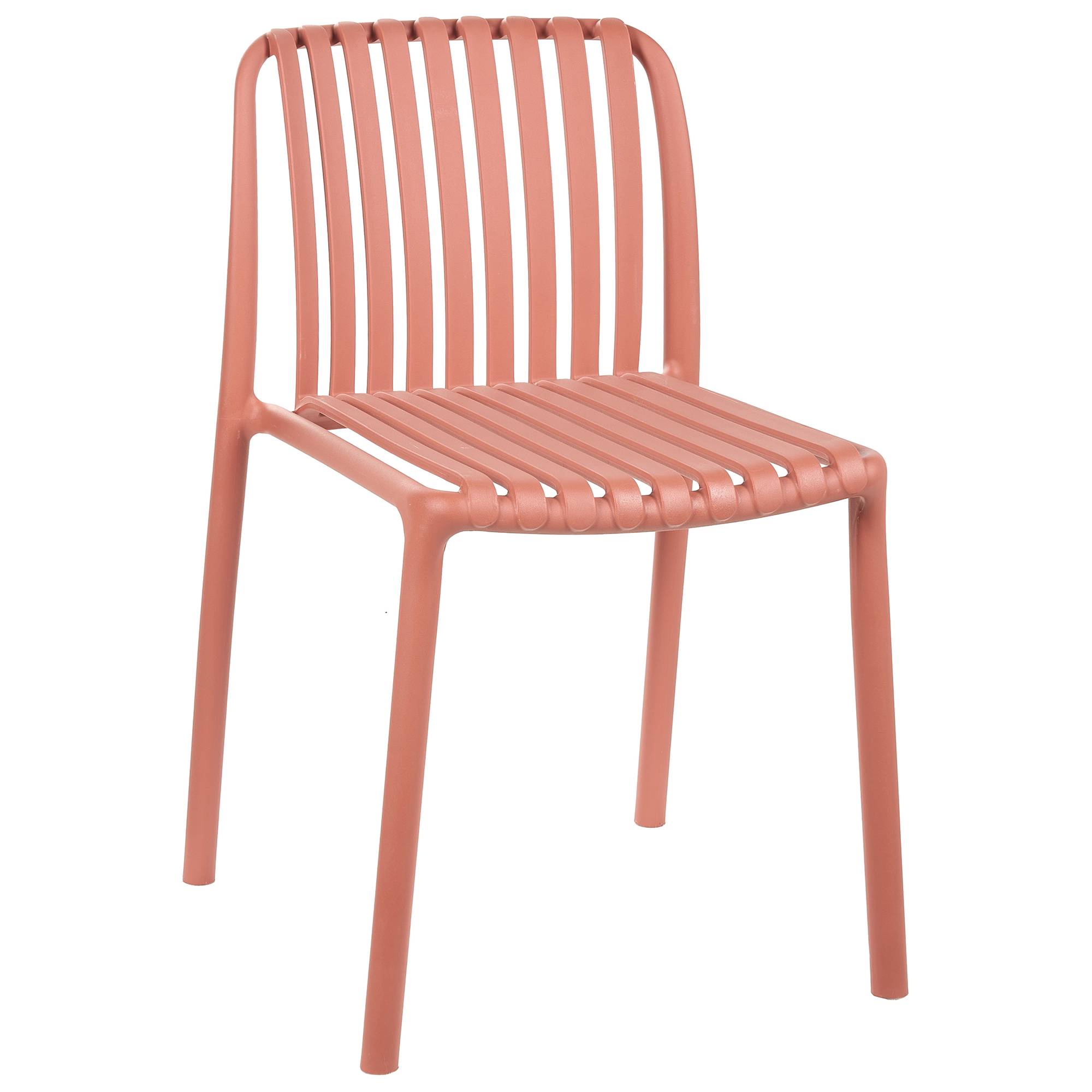 Beliani - Tabouret de bar Polypropylène Rouge clair ARICCIA - 49x53x104- Beliani - Image 6