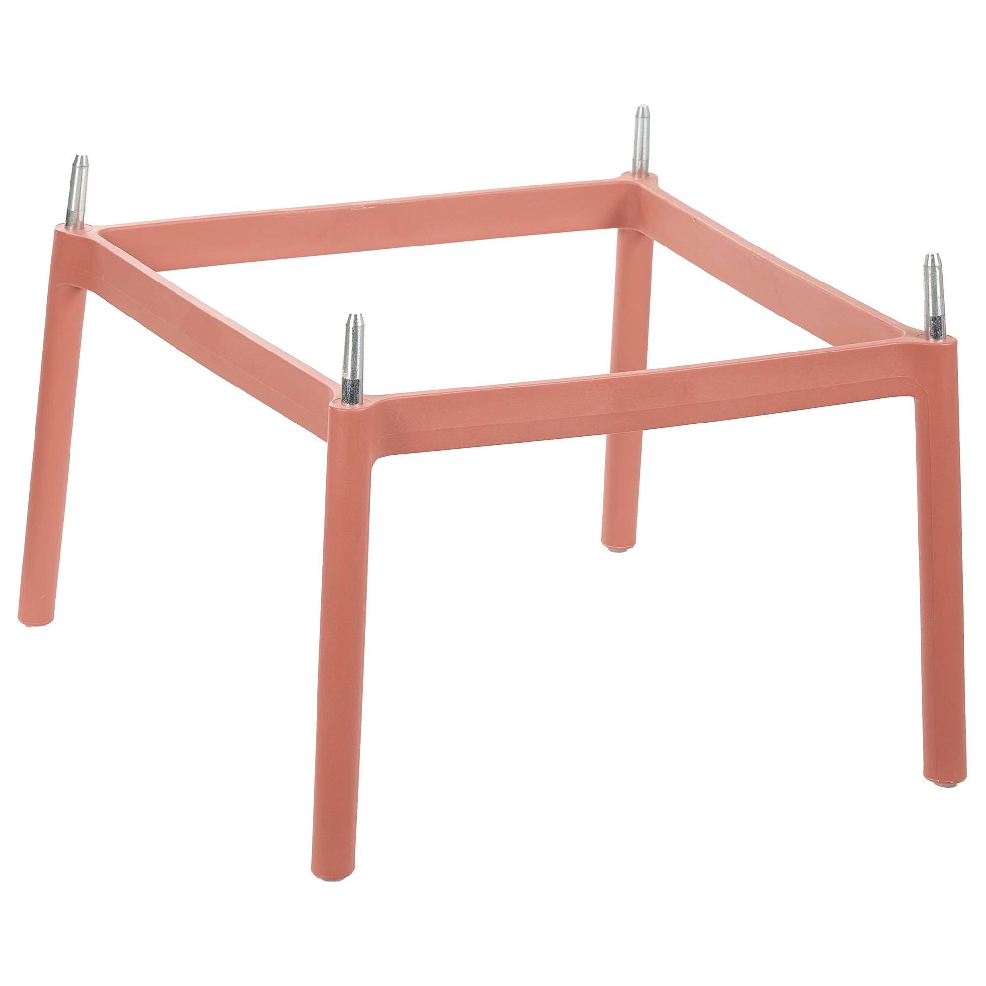 Beliani - Tabouret de bar Polypropylène Rouge clair ARICCIA - 49x53x104- Beliani - Image 7