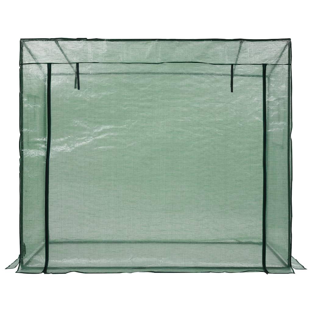 Serre de Jardin Tunnel Acier PE Culture Plantes 200x80x173cm Vert - ComfortXL Outdoor Living - Image 4