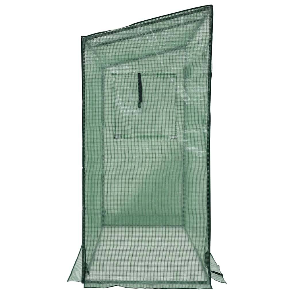 Serre de Jardin Tunnel Acier PE Culture Plantes 200x80x173cm Vert - ComfortXL Outdoor Living - Image 5