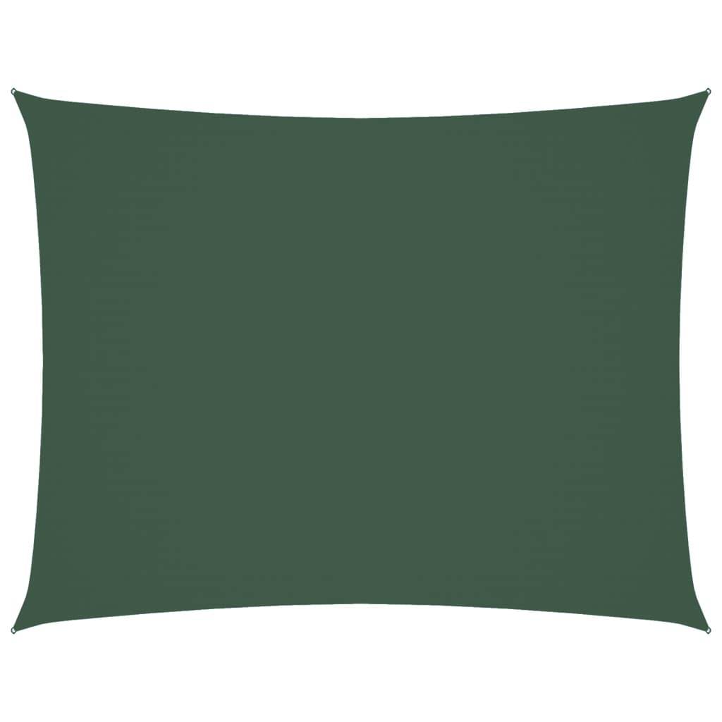 Voile de parasol tissu oxford vert foncé 3,5 x 4,5 x 0 cm - PANGIVO - Image 1