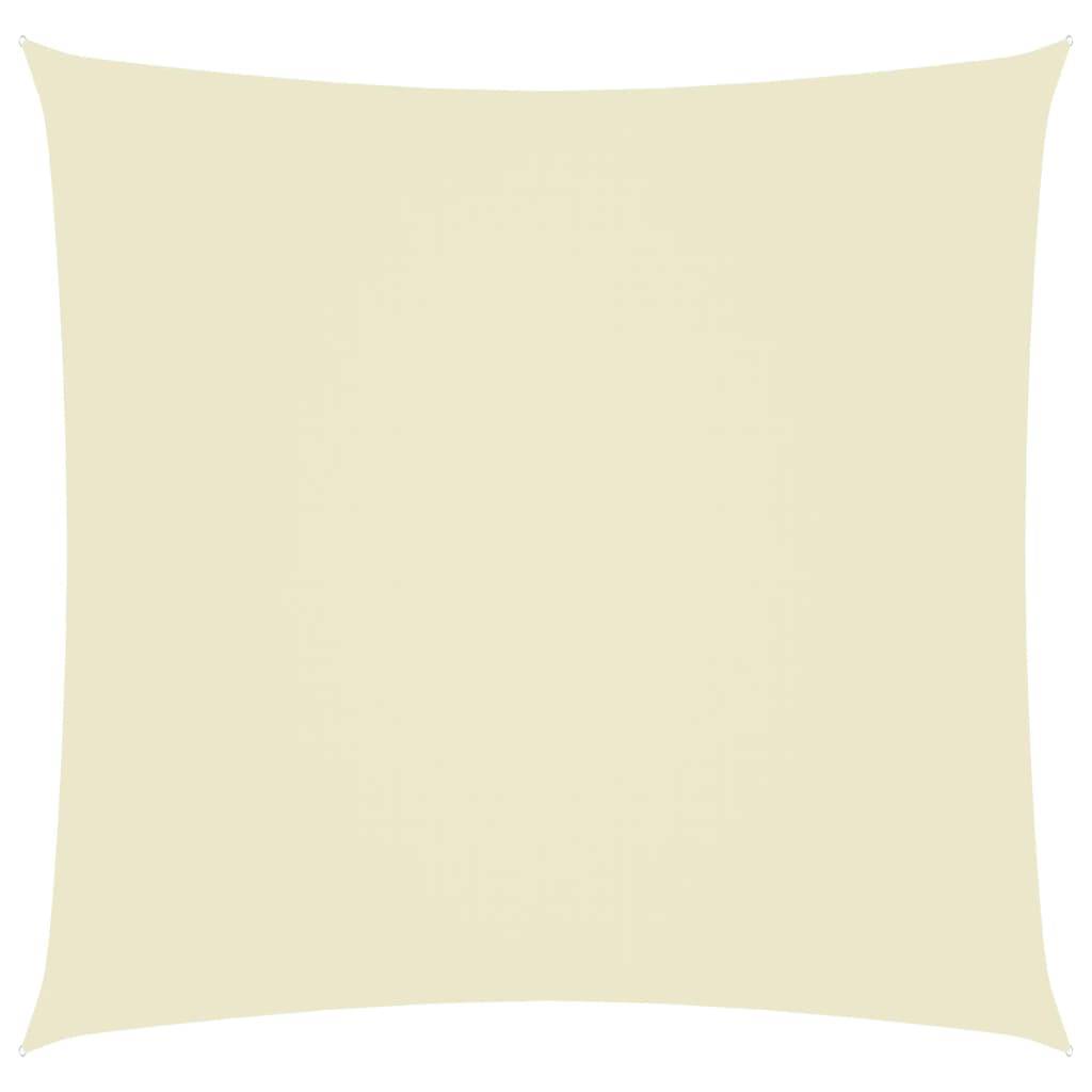Helloshop26 - Voile toile d'ombrage parasol tissu oxford carré 4 x 4 m crème - Image 1