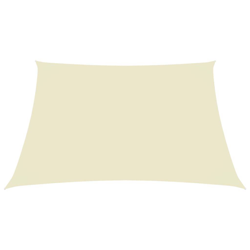 Helloshop26 - Voile toile d'ombrage parasol tissu oxford carré 4 x 4 m crème - Image 2