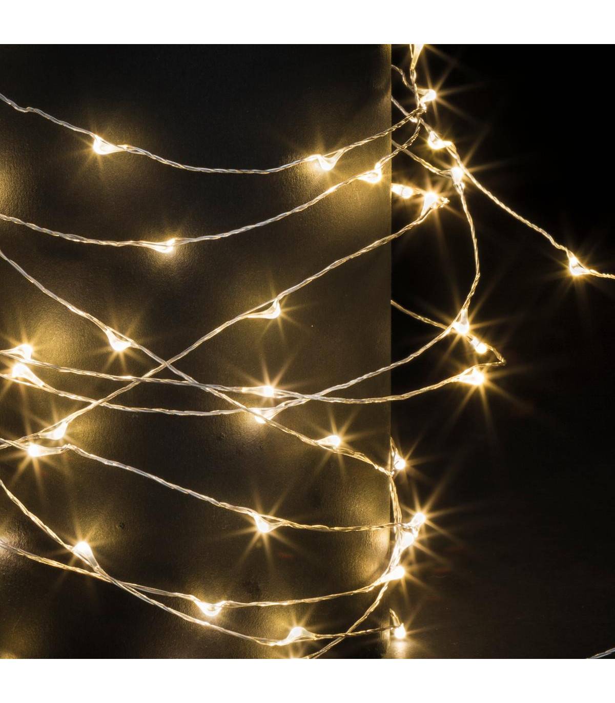 Fééric Lights & Christmas - Guirlande lumineuse extérieur solaire 20m blanc chaud 200 LED 8 jeux FEERIC LIGHTS & CHRISTMAS - Image 2