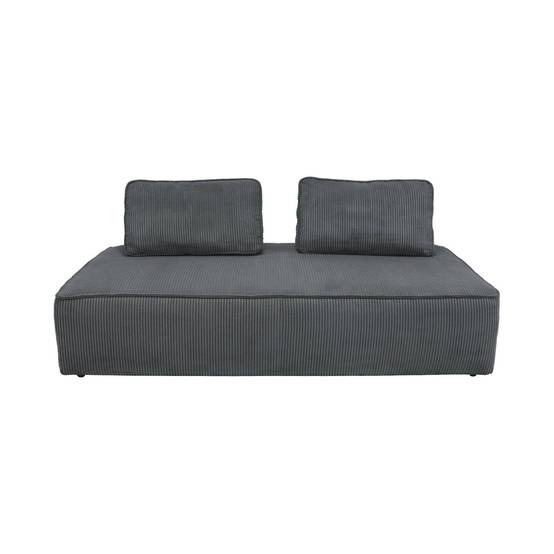 sweeek - Chauffeuse 2 places canapé modulable gris foncé | sweeek - Image 5