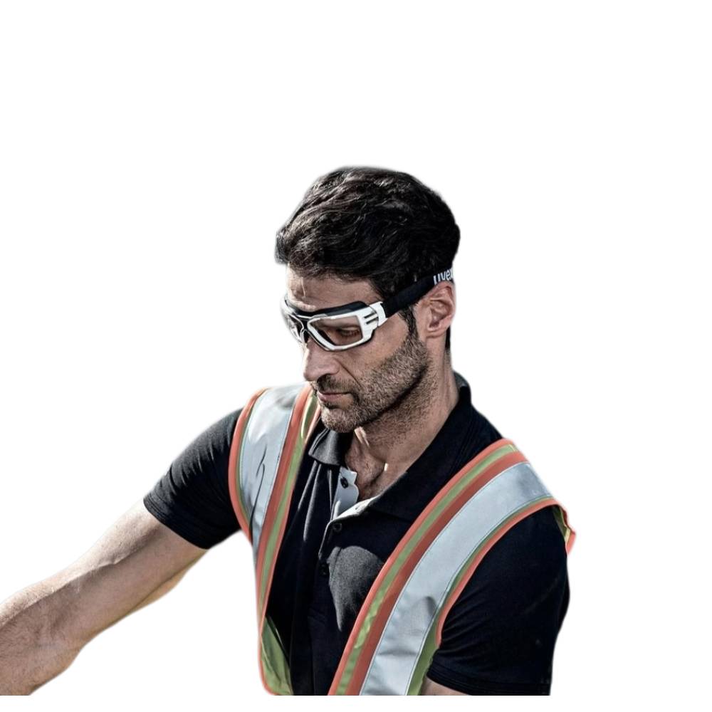 Lunettes-masques de protection légères UV400 anti-buée et anti-rayures UVEX PHEOS CX2 SONIC Noir Unique - Image 3
