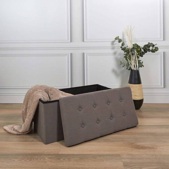 The Home Deco Factory - Banc coffre pliable Eleonor - Image 2