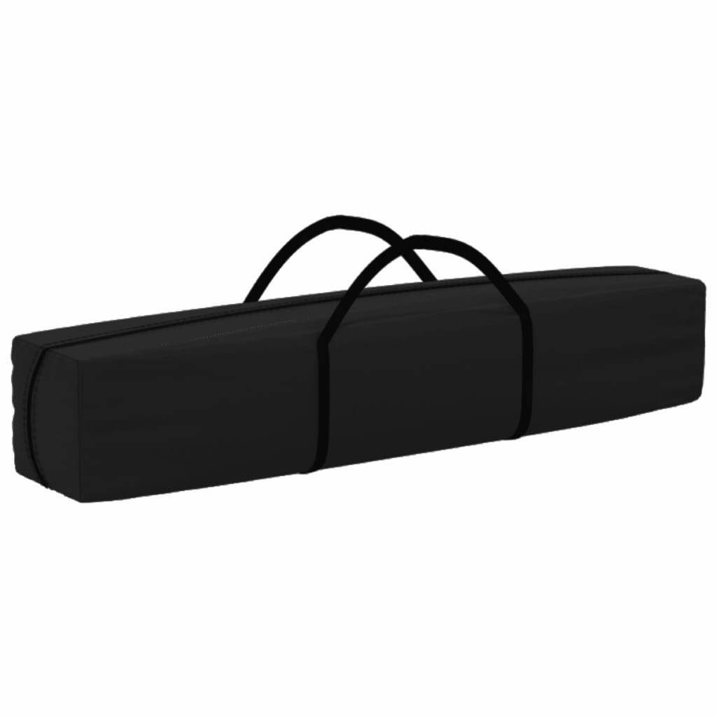 Tonnelle Pliante Acier Toile Anti-UV Abri Rapide pour Jardin Événementiel Noir 3x3 m – ComfortXL Outdoor Living - Image 7