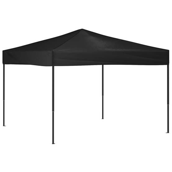Tonnelle Pliante Acier Toile Anti-UV Abri Rapide pour Jardin Événementiel Noir 3x3 m – ComfortXL Outdoor Living - Image 2